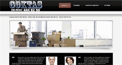 Desktop Screenshot of goktasnakliyat.com
