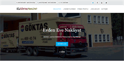 Desktop Screenshot of goktasnakliyat.com.tr